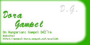 dora gampel business card